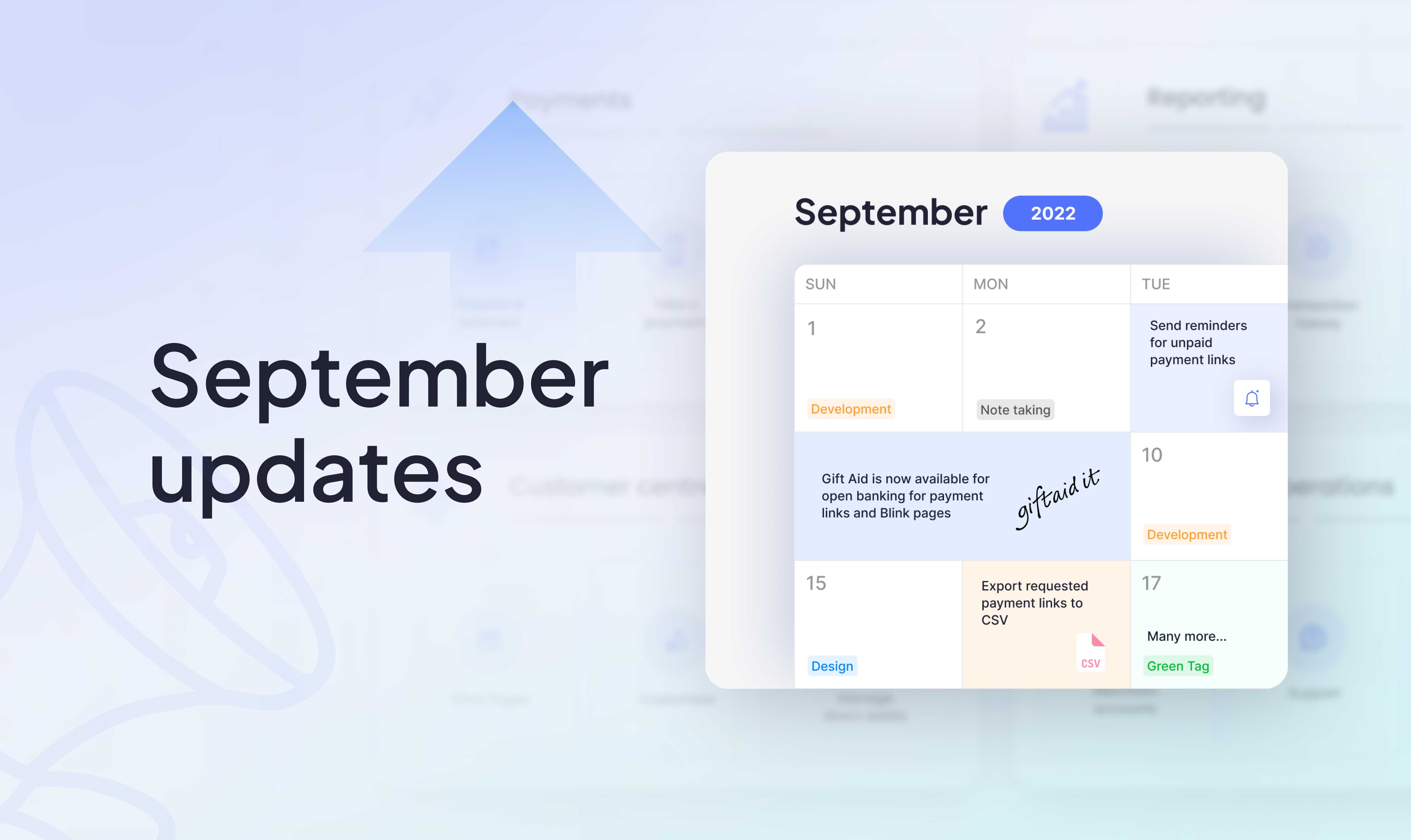September updates